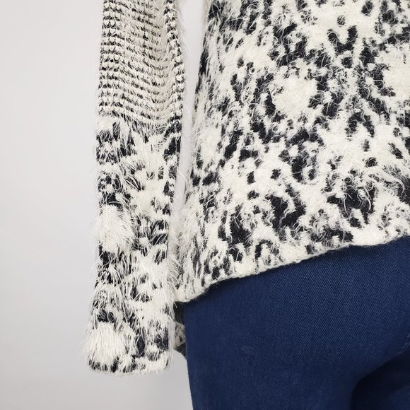 Buffalo White & Black Cardigan Size S - Picture 7 of 8